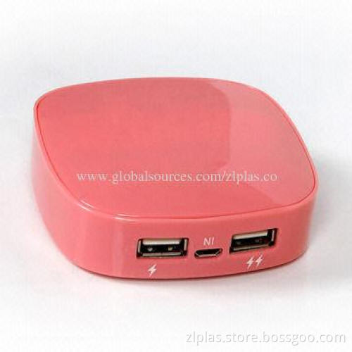 Power Bank with 6,600mAh Capacity, Dual-USB Output, High-conversion Efficiency